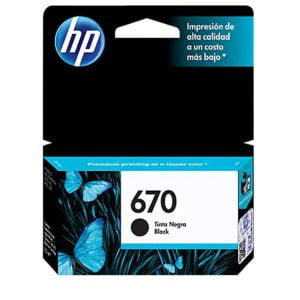 Cartucho Original HP 670 (CZ113AL) – Negro