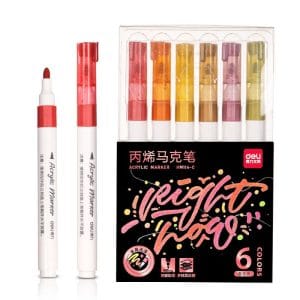 marcador-acrilico-metalico-primavera-6-colors