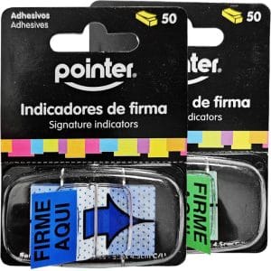 Banderita Indicadores de Firma