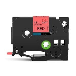 Cinta Rotuladora Térmica TZE-231 Compatible Brother Roja