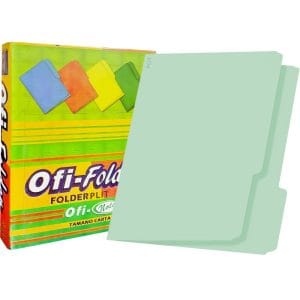 folders-verde-pastel-8-5-x11-100-pcs-ofi-nota