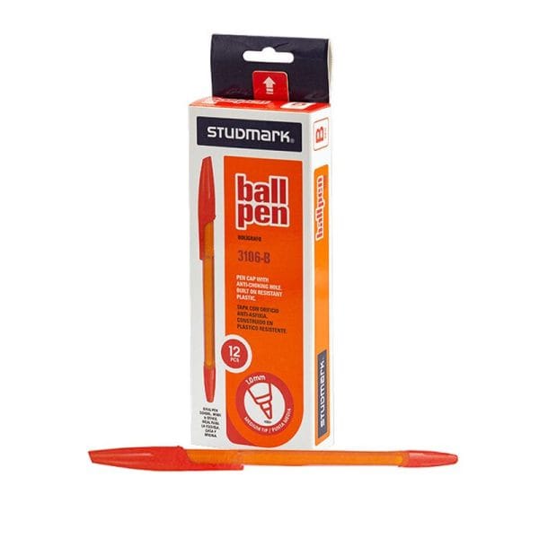 boligrafo-ball-pen-rojo-studmark-3106
