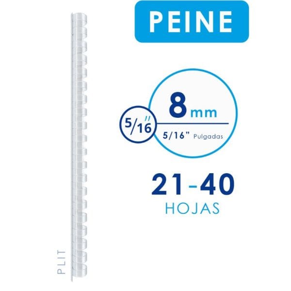 espiral-plastico-tipo-peine-8-mm-5-16-40-hojas-transparente-100-pcs